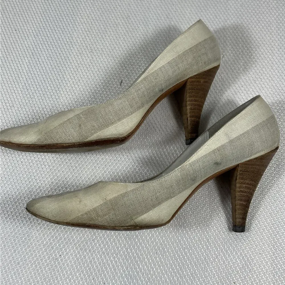 True Vtg‎ Authentic Christian Dior Souliers Classic Pumps Europe Sz 37 /6.5AA